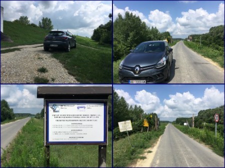 166 Abandoned because it is an unpaved road and the situation is unknown